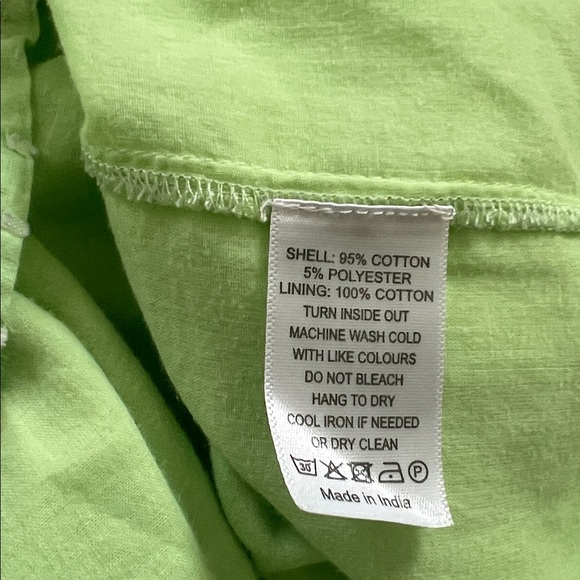 Never A Wallflower High Neck Mini Dress in Mint Green Swiss Dot. Size S - Picture 10 of 11